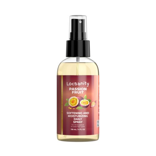 Locsanity Passion Fruit Softening and Moisturizing Daily Spray for Locs