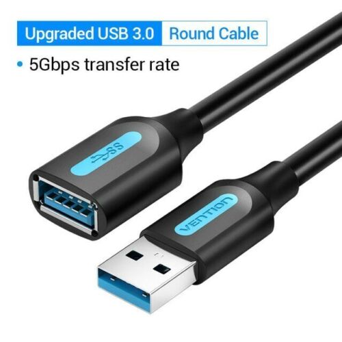 USB 3.0 Extension Cable Premium 5Gbps FAST Data Transfer Lead Male to Female