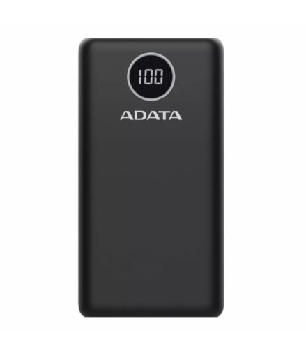 ADATA 20000 mAh Power Bank PD 3.0 Quick Charge, Black -NEW- P20000QCD