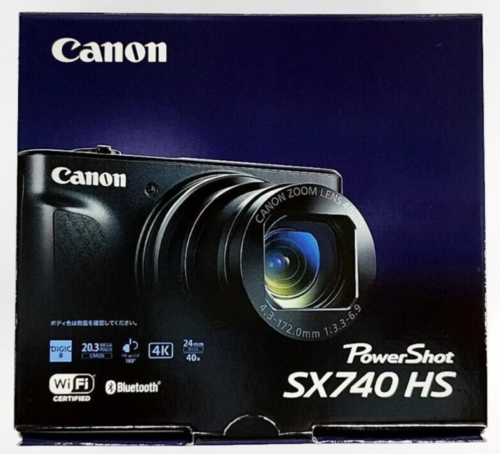 Canon PowerShot SX740 HS Silver Compact Digital Camera Zoom Lens 40x 20.3MP N