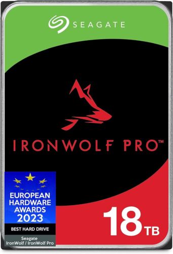 Seagate IronWolf Pro 18TB NAS Internal Desktop Hard Drive, SATA 6GB/s, 7200 RPM