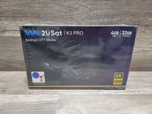 No Monthly Fee Cable TV – We2USat K3 PRO With Bonus App NEW/ SEALED