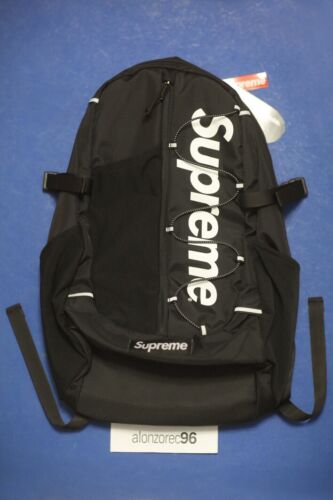 Supreme Backpack Black SS17 SMCI