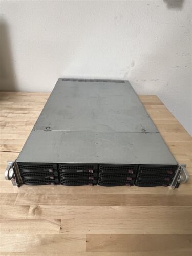 SUPERMICRO CSE-829U-X10DRU-I+ 12LFF LGA2011-3 2x HEATSINK 2x PSU NO HDD