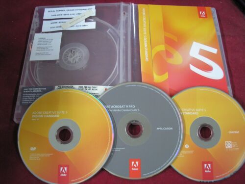 Adobe Creative Suite 5 CS5 Design Standard For MAC OS Full Retail DVD Version