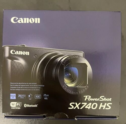 Canon PowerShot SX740 HS 20.3MP 4K Silver NEW NEVER OPENED