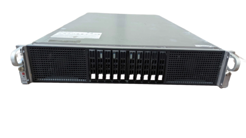 Supermicro 2U Server X9DRG-HF-NI22 2x E5-2680 v2 64GB 10x Trays 3x GPU AI Crypto