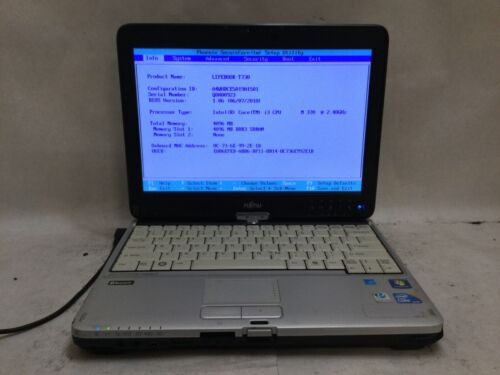 Fujitsu Lifebook T730 / Intel Core i3 M370 @ 2.40GHz / (MISSING PARTS!) MR