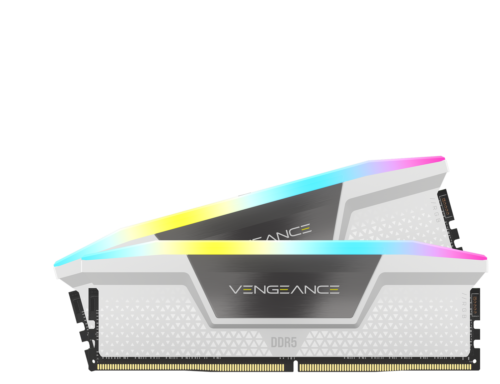 CORSAIR – VENGEANCE RGB 32GB (2x16GB) DDR5 6000MHz C36 UDIMM Desktop Memory -…