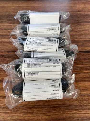 Lot Of 6 Cisco CAB-AC-C5-C14= Mickey Mouse to PDU Data Center Cable 10FT