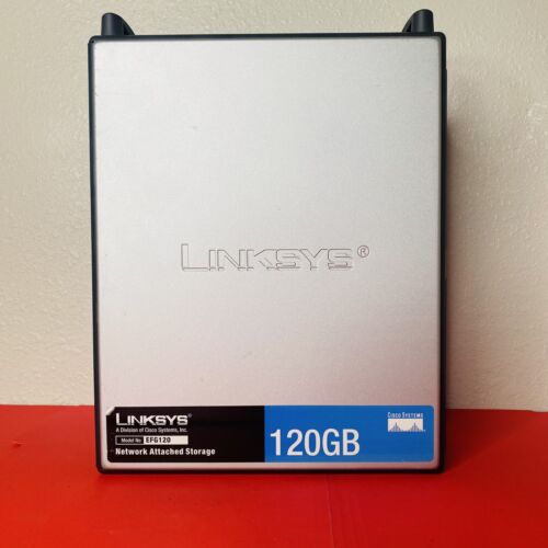 EFG120 Ver. 2 Linksys NAS Network Attached Storage Server 120GB Untested