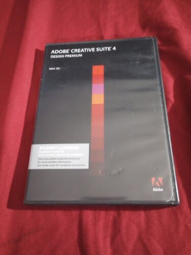 Adobe Creative Suite 4 CS4 Design Premium MAC OS Student Version