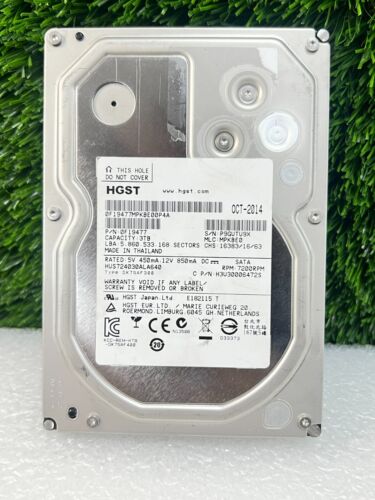 HGST HUS724030ALA640 / 0F19477 3TB 3.5″ SATA Desktop Hard Drive | Great Conditio