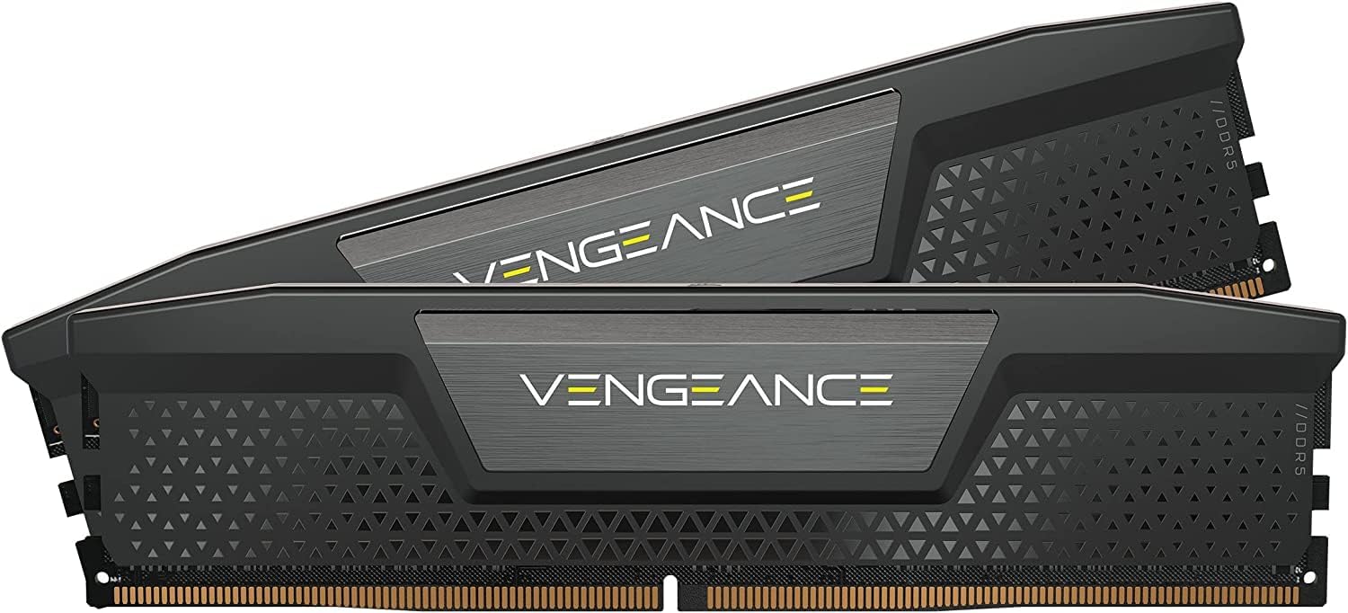 CORSAIR VENGEANCE DDR5 RAM 32GB (2x16GB) 6000MHz CL36 Intel XMP iCUE Compatible Computer Memory – Black (CMK32GX5M2E6000C36)