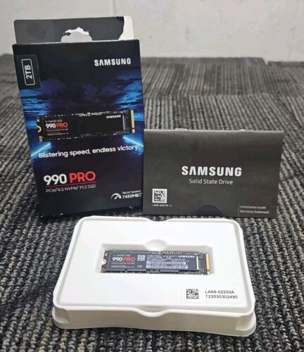 Samsung MZ-V9P2TO – 2TB 990 Pro PCle 4.0 NVMe M.2 SSD – Solid State Drive