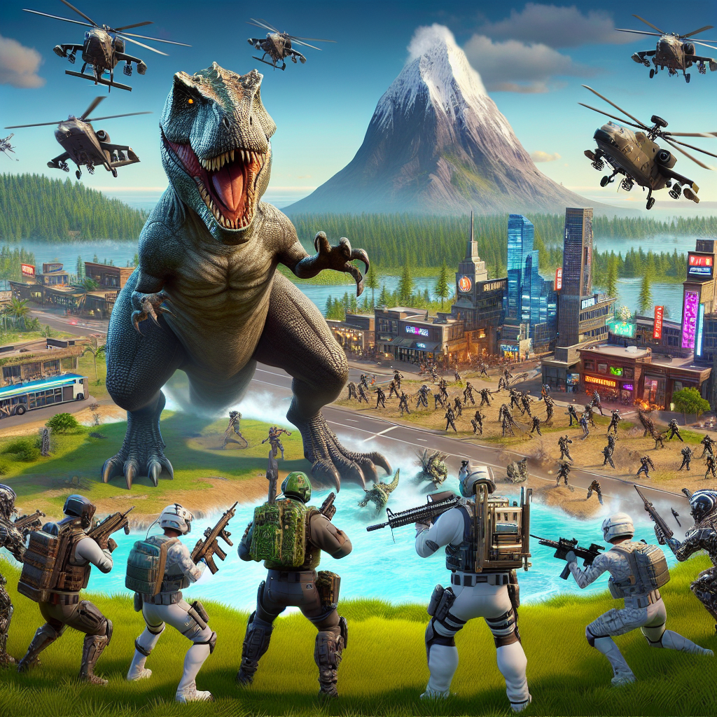 Godzilla Takes on Fortnite: A Clash of Titans