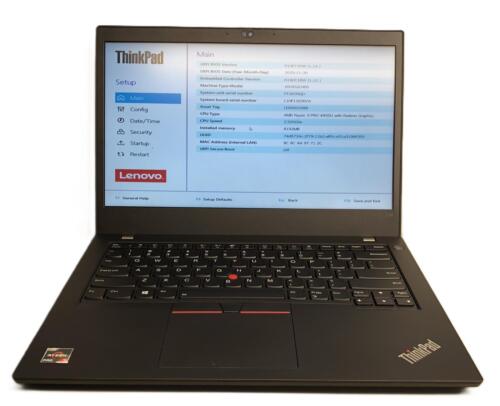 LENOVO Thinkpad L14 AMD Ryzen 3 PRO 4450U Radeon Graphics 8GB Backlit 128GB