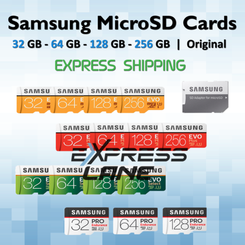 Samsung Micro SD Card 32GB 64GB 128GB 256GB For Phone Drone Camera ORIGINAL OEM