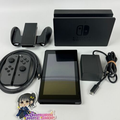 Nintendo Switch V2 Console HAC-001(-01) JoyCon Dock Grip Charger HDMI Choice set