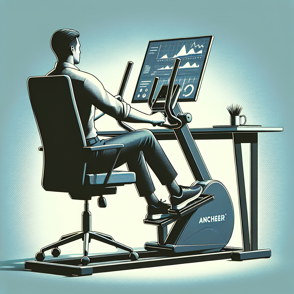 Stay Fit While You Sit: The ANCHEER Under Desk Elliptical Machine