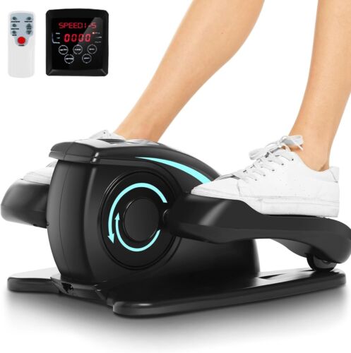 ANCHEER Under Desk Elliptical Machine Electric Seated Pedal Exerciser for Home