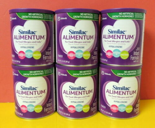 Similac Alimentum Infant Formula Milk Powder  6 Cans – 12.1oz  Exp 6/2026