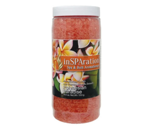 inSPAration Aromatherapy Crystals Hot Tub & Bath – Polynesian Paradise – 19.5oz