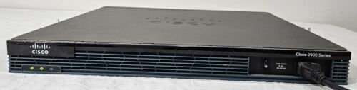 CISCO 2901 Integrated Services Network Router CISCO2091/K9 V02 W/Rack Ears