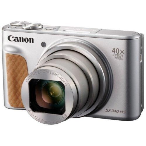 Canon PowerShot SX740 HS Compact Digital Camera 20.3MP Silver, Japan Fast Ship