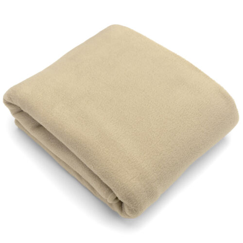 Taupe Solid Anti Pill Fleece Fabric – 60″ Wide – Sold by The Yard & Bolt