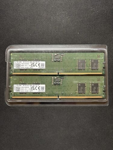 Kingston RAM 16GB Kit (2 X 8GB) DDR5 5600MHz  UDIMM Desktop Memory