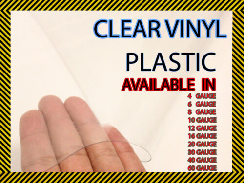 Clear Vinyl Plastic Fabric 54″ Wide UV Resistant Sold By The Yard