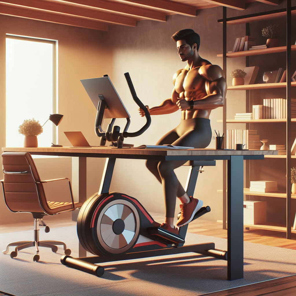 Get Fit While You Sit: The Benefits of the ANCHEER Under Desk Elliptical Machine