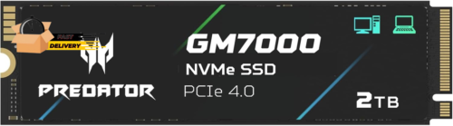 Predator M.2 SSD 2TB GM7000 with DRAM Cache Nvme 1.4 2280 Pcie Gen4×4 Ultra High