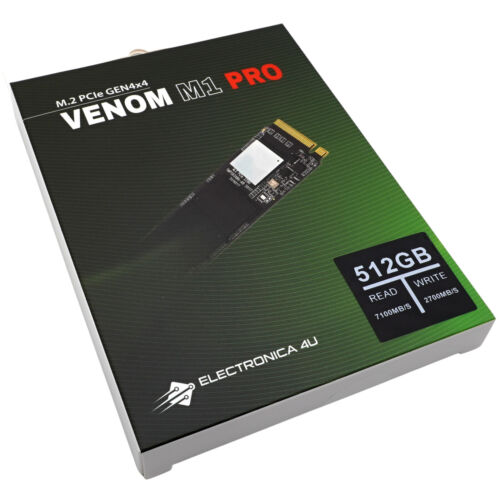 VENOM M1 PRO 512GB/1TB/2TB M.2 PCIe Gen4x4 7400/6500MBs 2280 Playstation PS5