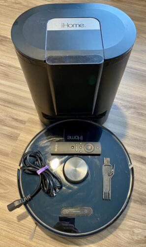 iHome AutoVac Nova Self Empty Robot Vacuum and Mop, Laser and HomeMap Navigation