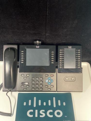 Cisco Unified IP Phone CP-9971 VoIP Phone Handset/Camera With  Expansion Module