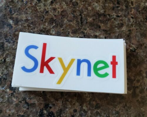 Alphabet Agency Sticker SKYNET Terminator Movie  GOOGLE Parody TRUMP 2020