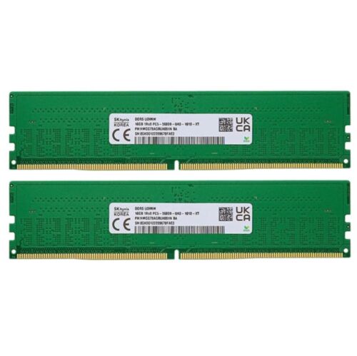 Hynix 32GB (2X16GB) DDR5 5600MHz PC5-44800 1RX8 1.1V  UDIMM Desktop Memory Ram