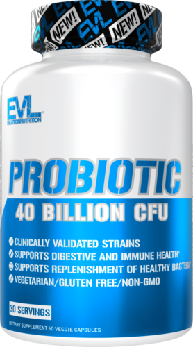 Evlution Nutrition Probiotic 40 Billion CFU – Digestive Support – 30 Servings