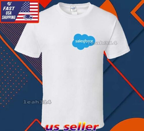 New Shirt Salesforce Logo T-Shirt Funny American Usa Unisex Size S-5XL