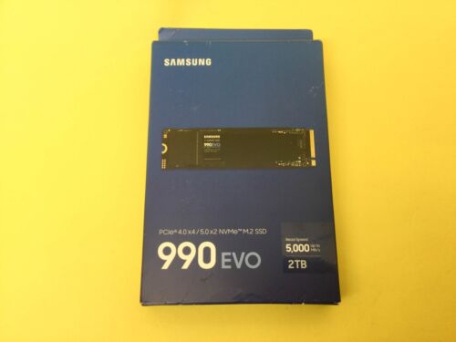 Samsung 990 EVO 2TB NVMe PCIe M.2 2280 Internal SSD MZ-V9E2T0B/AM New