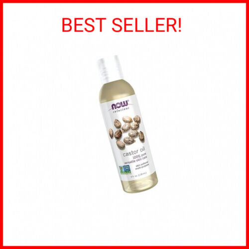 NOW Foods Solutions, Castor Oil, 100% Pure Versatile Skin Care, Multi-Purpose Sk