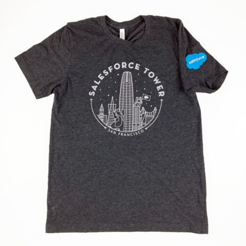 Salesforce Tower San Francisco Gray Shirt Medium – Codey Bear Astro