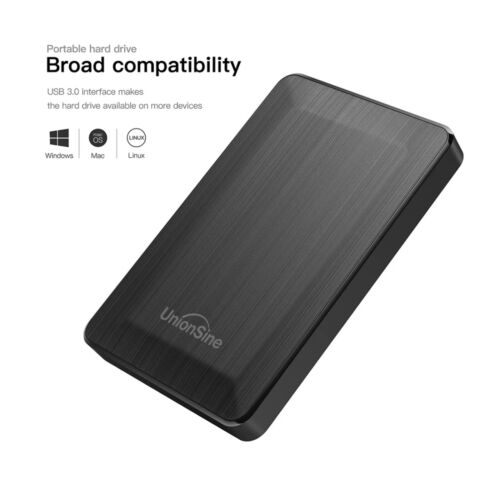 320GB 2.5″ Ultra Slim Portable External Hard Drive HDD-USB 3.0 for PC, PS4,Xbox