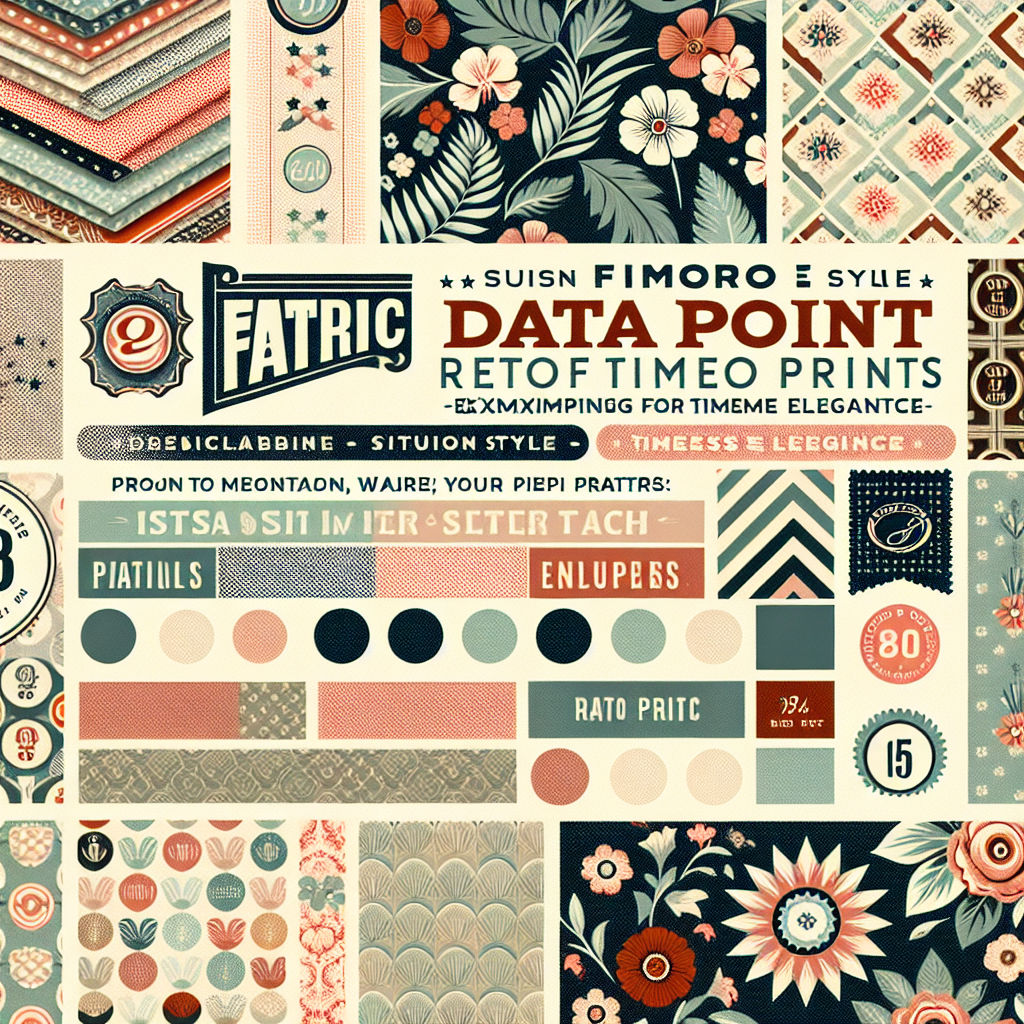 Timeless Elegance: Studio E Fabrics’ Data Point Retro Prints