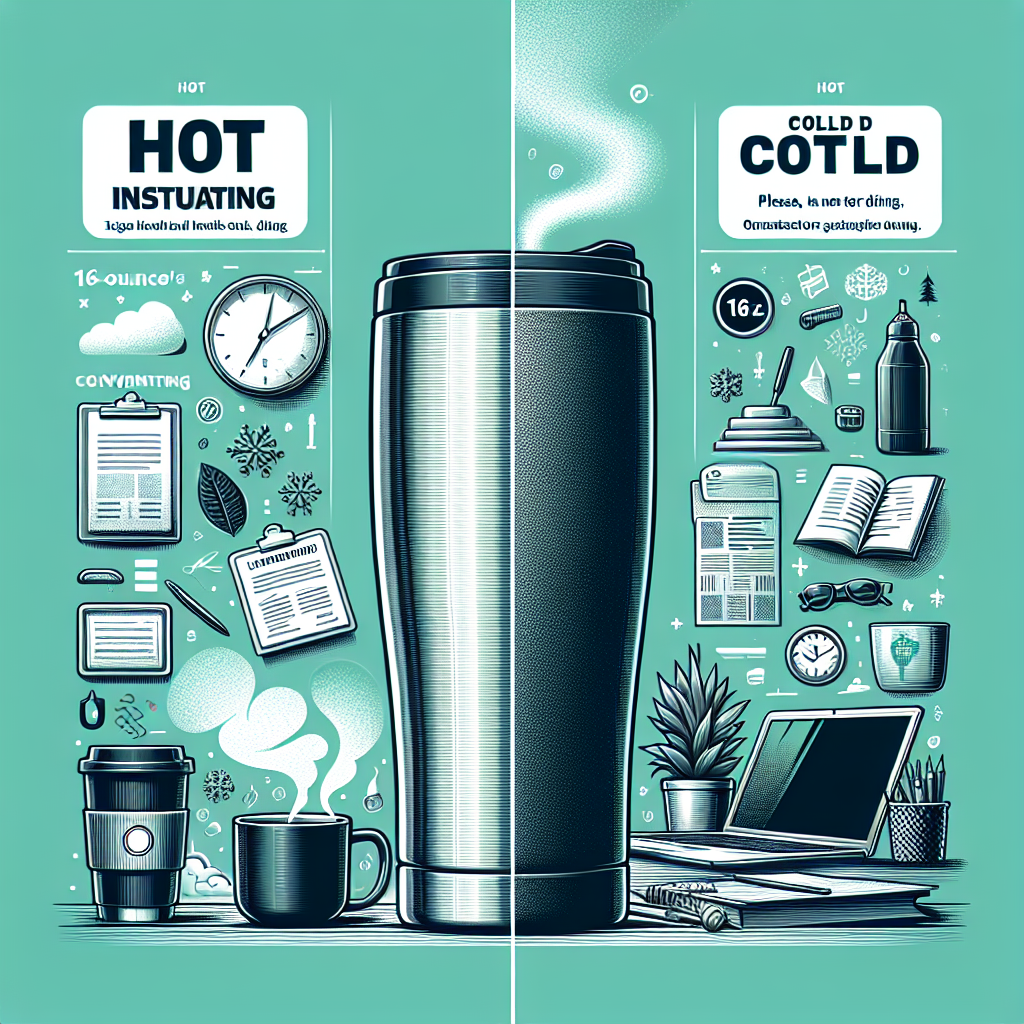 The Convenience of a 16-Ounce Insulated Mug for Hot and Cold Drinks