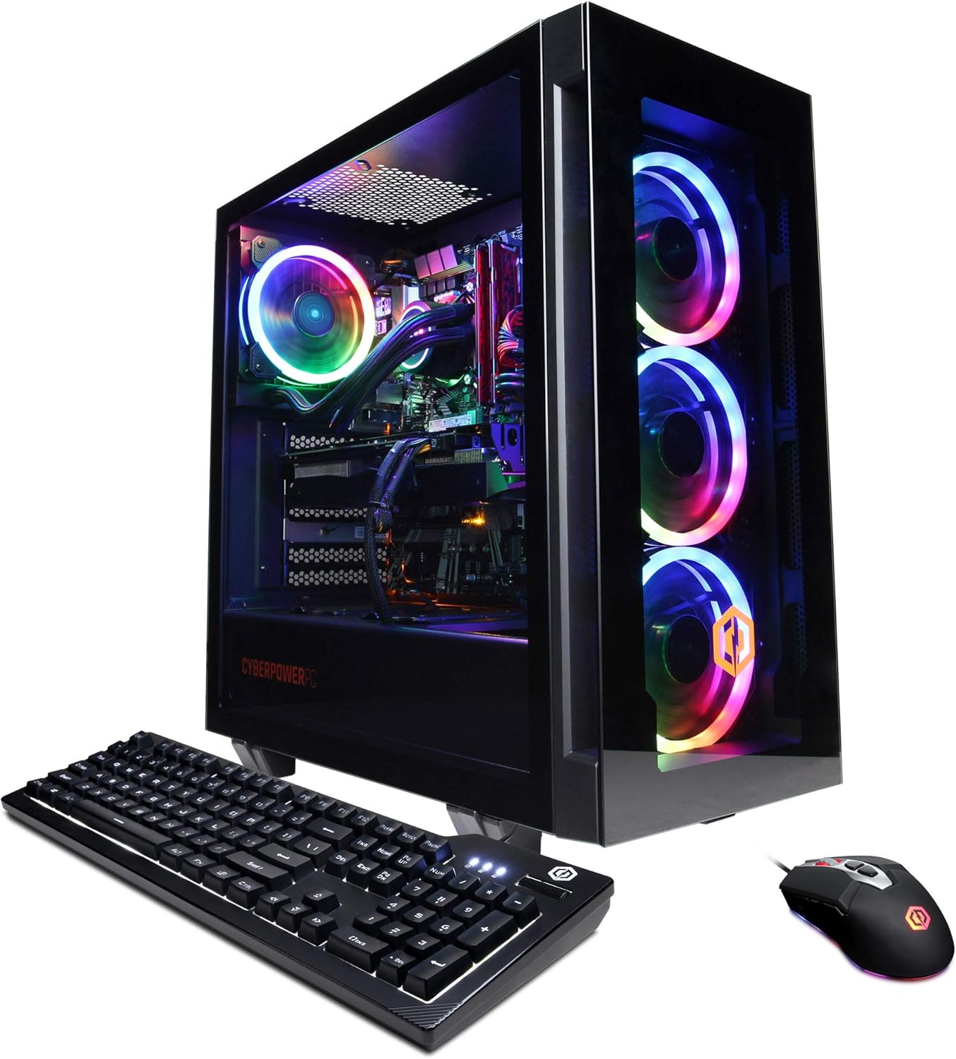 CYBERPOWERPC Gamer Xtreme VR Gaming PC, Intel Core i9-12900KF 3.2GHz, GeForce RTX 3070 8GB, 16GB DDR4, 1TB NVMe PCIe SSD, WiFi & Win 11 Home (GXiVR8080A28), Black