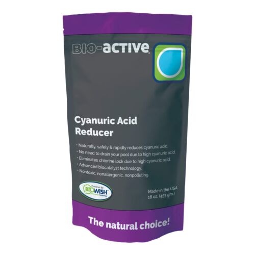 Bio-Active Cyanuric Acid Reducer 16 Ounce – COMMERCIAL SIZE