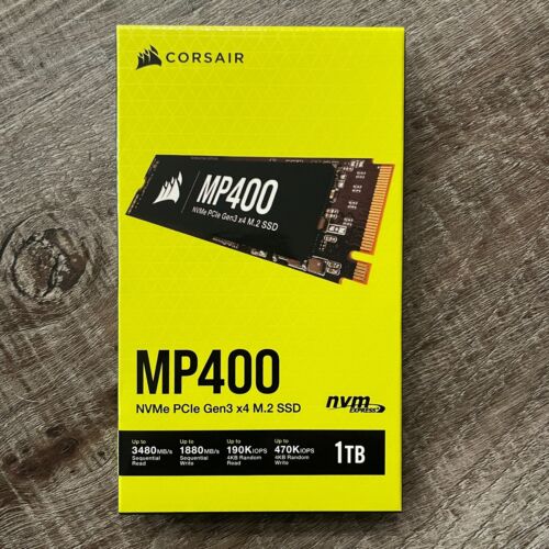 Corsair MP400 1TB SSD NVMe PCIe Gen3 x4 M.2 CSSD-F1000GBMP400